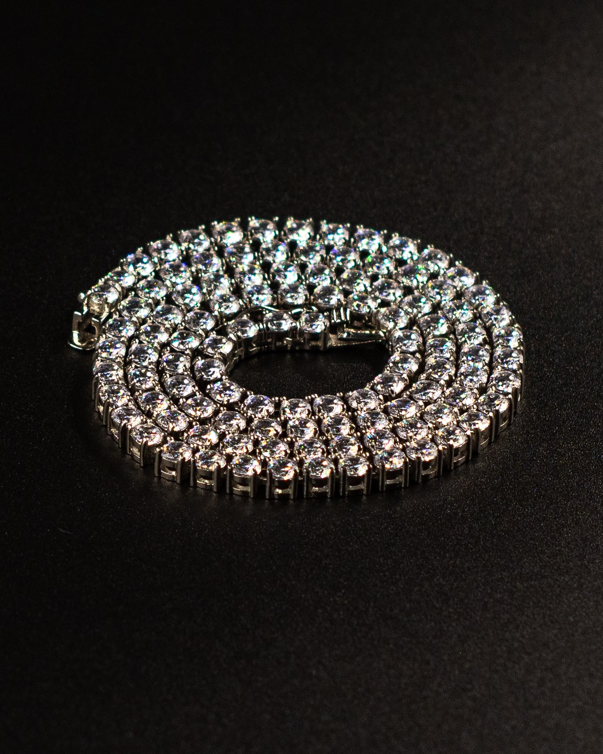 4mm Round Cut Tennis Chain