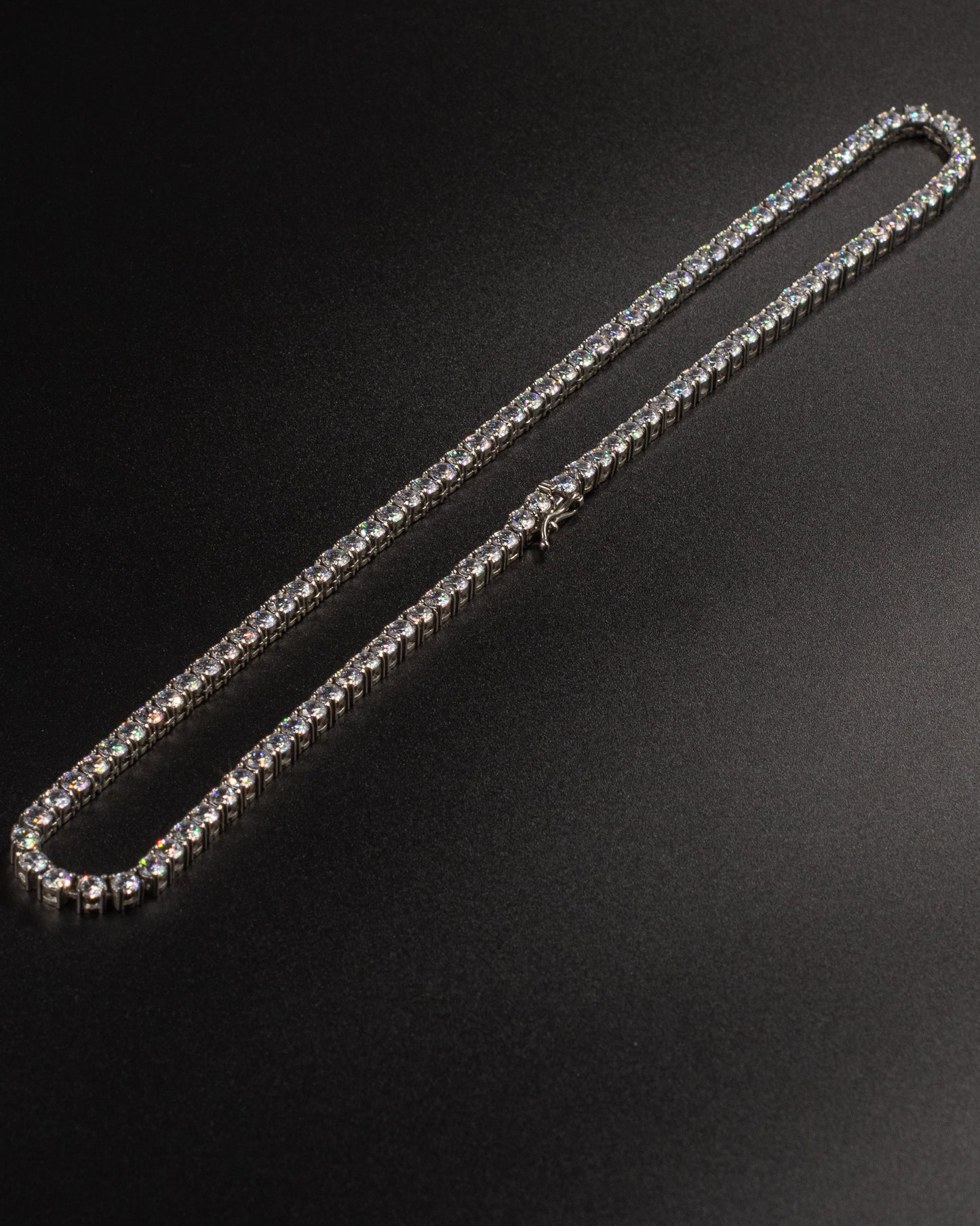 4mm Round Cut Tennis Chain