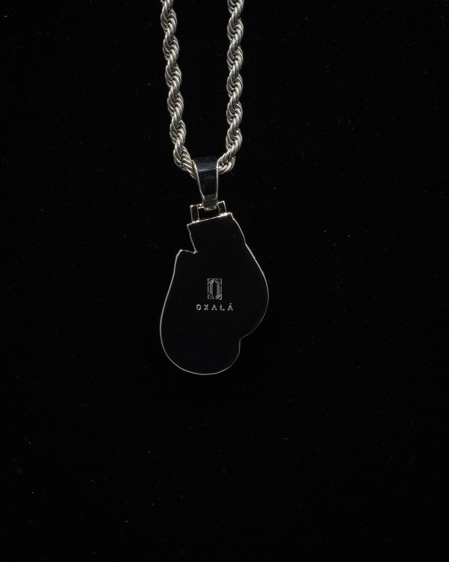 OXALA Boxing Gloves Pendant - Blue Corner