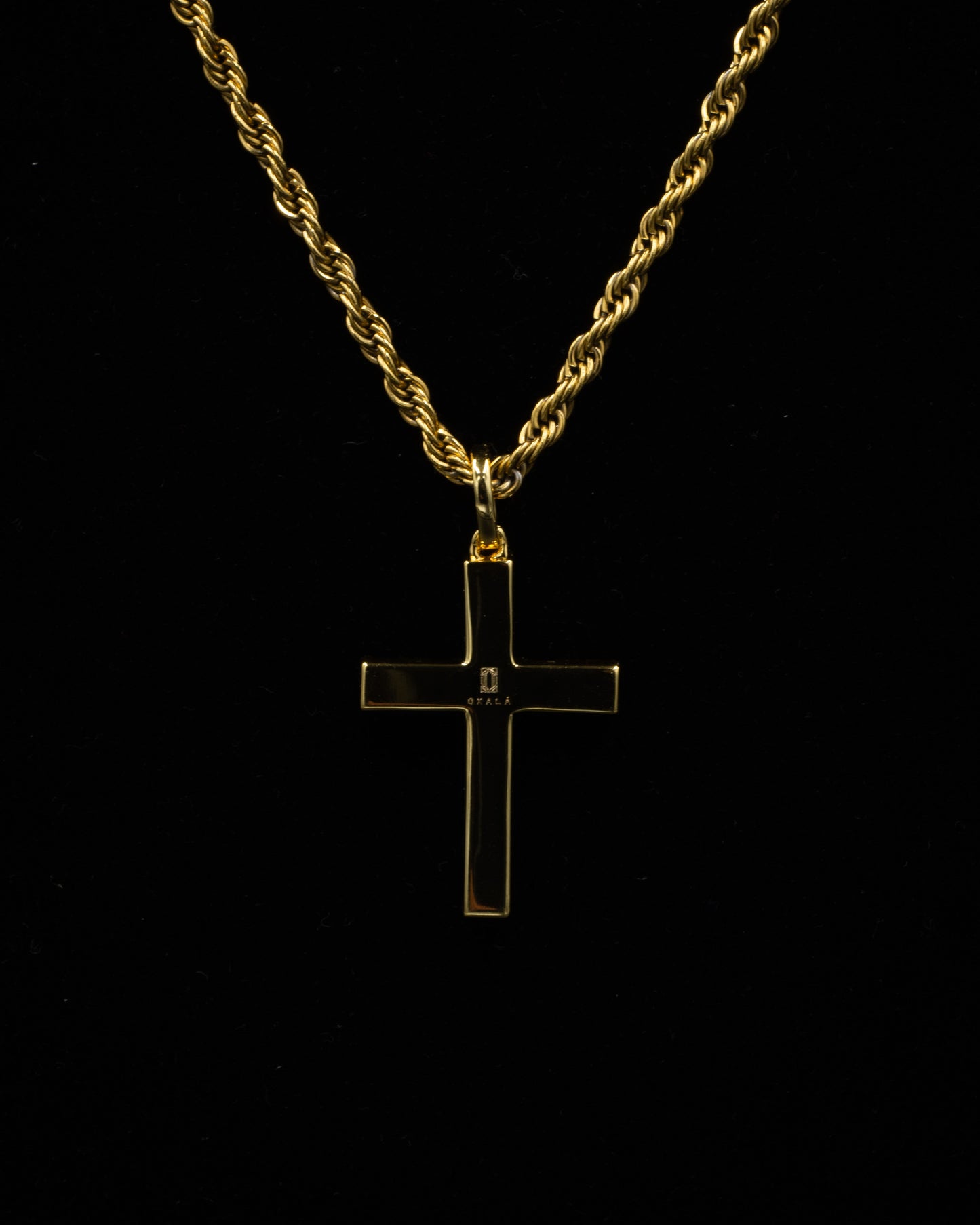 OXALA Diamond Cross Pendant - Gold