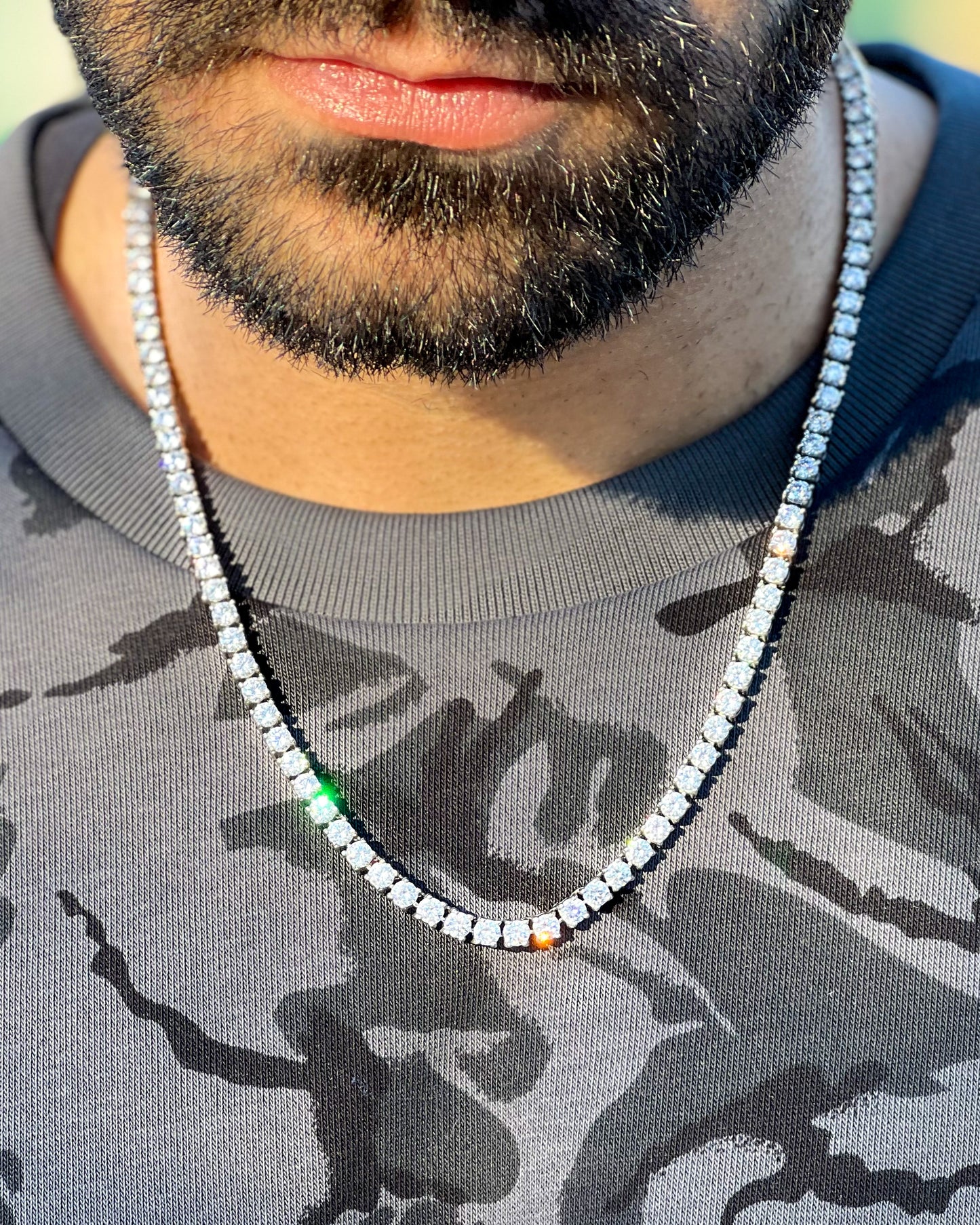 4mm Round Cut Tennis Chain