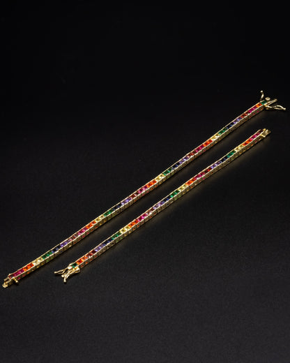 4mm Multicolor Tennis Bracelet