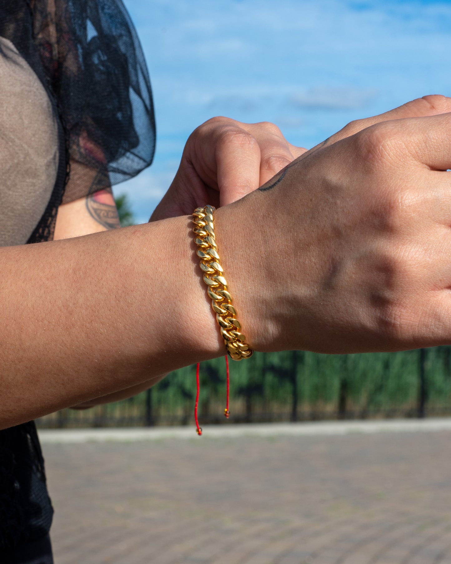 8mm Gold Miami Cuban Bracelet